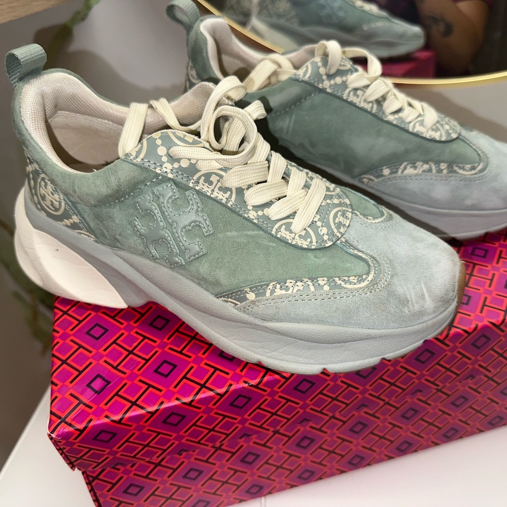 Tory Burch Women's Mint Green Sneakers
